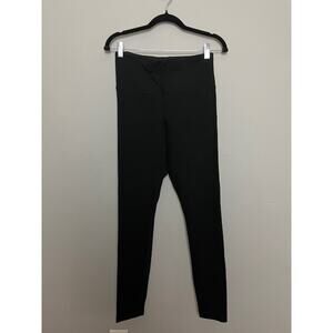 Lysse Black High Waist Leggings Pull On Slim Ponte Stretch Pants Women M